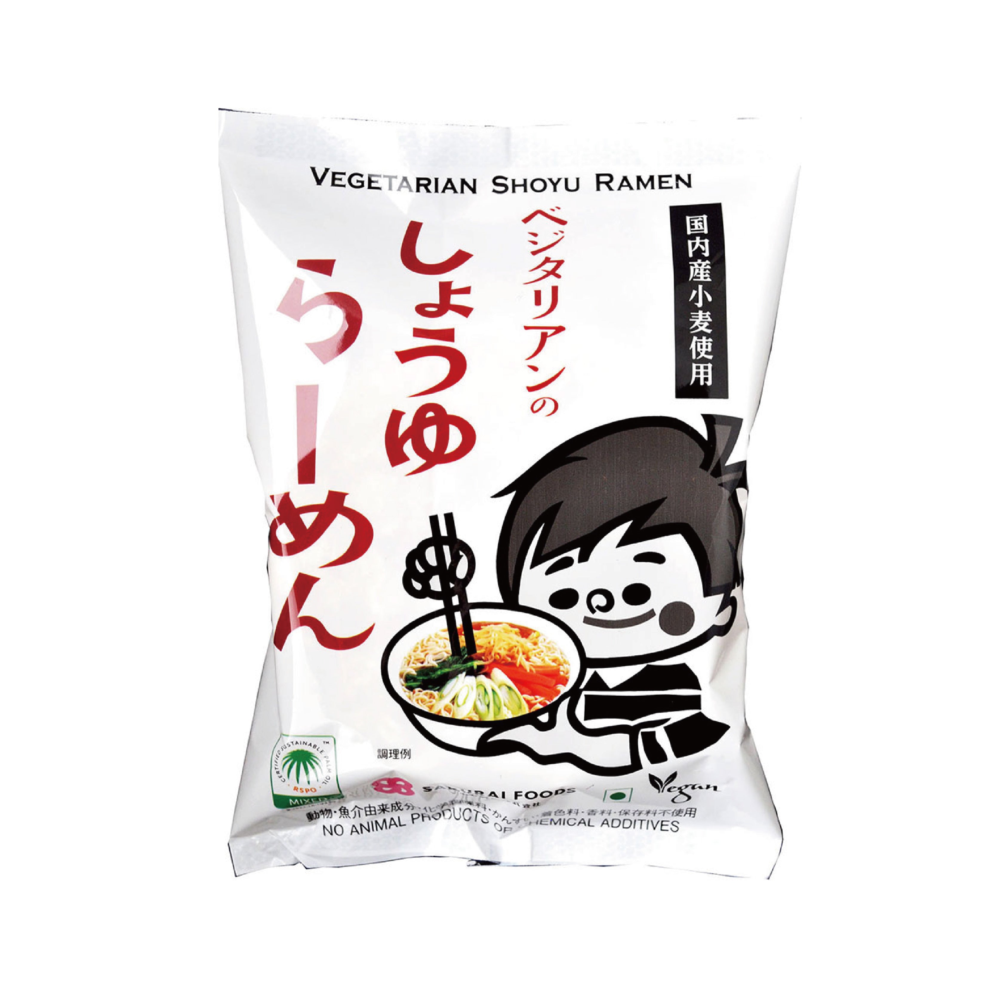 Sakurai Vegetarian Ramen (Soy Sauce Flavor) [100g]